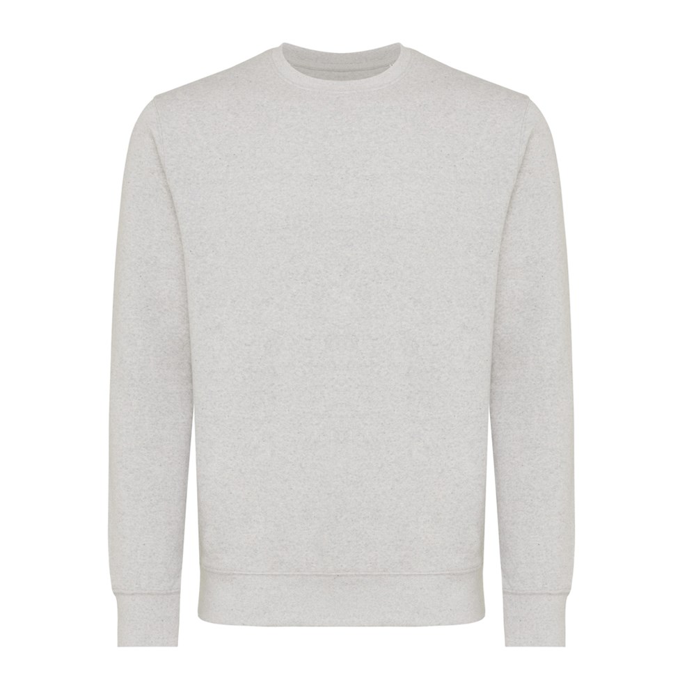 IQONIQ Etosha lichtgewicht gerecycled katoen sweater - light heather grey (± PMS light heather grey)